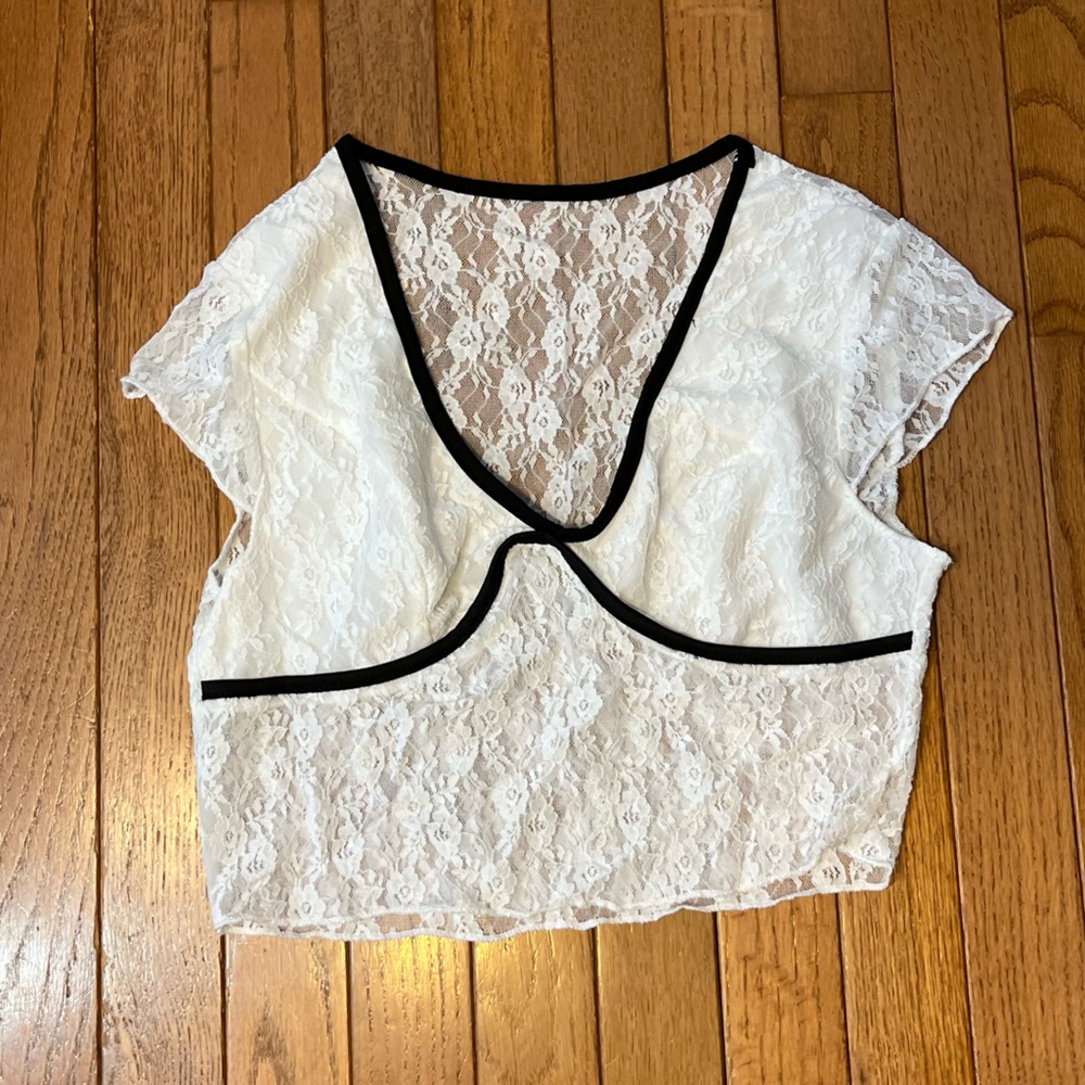 Lacey crop top